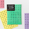 2NUL Drawing alphabet color sticker set