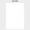 30mm- 2NUL Editor pick 6-ring grid note paper refill