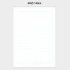 10mm - 2NUL Editor pick 6-ring grid note paper refill