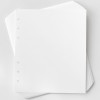2NUL Basic 6-ring wide A6 blank note paper refill