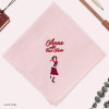 Light Pink - Bookfriends Anne with Red Hair cotton handkerchief hankie