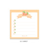 Carrot - PLEPLE Fruits ribbon memo notes checklist notepad