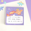 Usage example - PLEPLE Bubble dino memo notes notepad