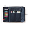 Navy - MINIBUS Dorothy & Alice roll up pencil case pouch