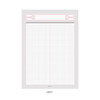 Gray - After The Rain Label B5 size grid notes memo notepad