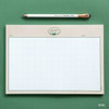 Beige - ICONIC Buddy B5 size grid notes memo notepad