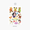 01 Snow White - Project fairy tale my juicy bear removable sticker