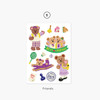 05 Friends - Project daily life my juicy bear removable sticker