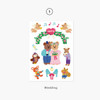 01 Wedding - Project daily life my juicy bear removable sticker