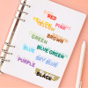 10 colors - Wanna This Number letter craft decoration sticker