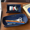 Navy blue - Play Obje 2way synthetic leather DIY tray set