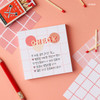 03 Rose - Wanna This Crayon check 4 designs memo notes notepad