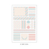 01 Mint Soda - PLEPLE Pattern paper deco sticker set