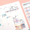 Usage example - PLEPLE Check paper deco sticker set