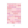 02 Pink - PAPERIAN Color palette Alphabet and Number deco sticker set