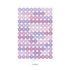 03 Purple - PAPERIAN Color palette Alphabet and Number deco sticker set