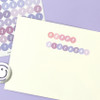 Usage example - PAPERIAN Color palette Alphabet and Number deco sticker set