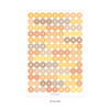 04 Yelllow - PAPERIAN Color palette Alphabet and Number deco sticker set