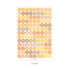 04 Yelllow - PAPERIAN Color palette Alphabet and Number deco sticker set