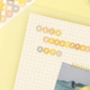 Usage example - PAPERIAN Color palette Alphabet and Number deco sticker set
