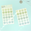 01 Mint - PAPERIAN Color palette Smile deco sticker set