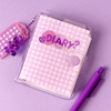 Usage example - Wanna This Picnic 3mm check 4 designs memo notes notepad