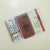 A - UNIVERSAL CONDITION Vintage ticket magnet bookmark set