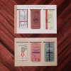 UNIVERSAL CONDITION Vintage ticket magnet bookmark set