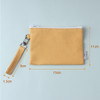 Size - Wanna This Palette fabric zipper pouch with a strap