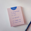 Time - Today's things to do small memo checklist planner notepad