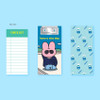 Nice day - Reeli clipboard memo holder with checklist notepad