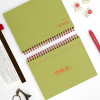 Olive - Signature PDR.H spiral bound dateless daily study planner