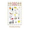 Sunday Morning - DESIGN GOMGOM Retro self cute sticker sheets set