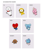 Option - BT21 Swing pin badge