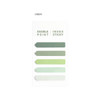 Green - Bookfriends Colorchip double point index sticky bookmark