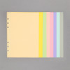 PAPERIAN Color cardstock paper 6-ring A5 size refill set