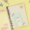 Usage example - PAPERIAN Color cardstock cover paper 6-ring A5 size refill set