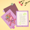 Usage example - Ardium Thank you color postcard