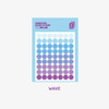 Wave - Wanna This Round 8 mm deco sticker set of 3 sheets