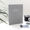 Gray - My record Instax mini polaroid slip in pocket photo album