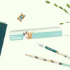 Bookfriends Reading pet 6 inches plastic ruler