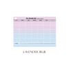 Lavender Blue - ICIEL The monthly life medium gradation undated desk planner