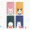 Bookfriends Reading pet wire-bound grid writing pad