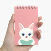 Baeksoel - Bookfriends Reading pet wire-bound grid writing pad