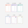 Color - ICONIC Haru dateless daily study planner desk notepad