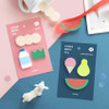 ICONIC Tiny sticky memo bookmark notepad set