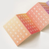 Easy tear off - NACOO ABC Gradation Alphabet Sticker Pack