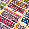Kitsch kitsch Alphabet & Number holographic glitter sticker