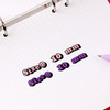 Size - Wanna This Kitsch Kitsch Alphabet And Number Sticker Set