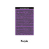 Purple - Wanna This Blackline Number sticker